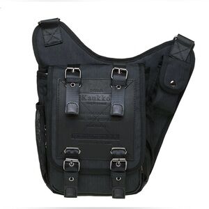 Kaukko Men’s Vintage Canvas Shoulder Messager Bag